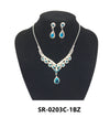 Clip On Fashion Jewelry Set #SR0203 - Multiple Colors (PC)