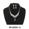 Clip On Fashion Jewelry Set #SR0203 - Multiple Colors (PC)