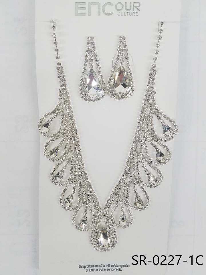 Fashion Jewelry Set #SR0227 - Multiple Colors (PC)