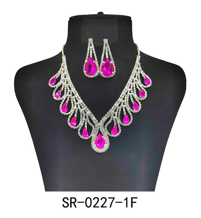 Fashion Jewelry Set #SR0227 - Multiple Colors (PC)