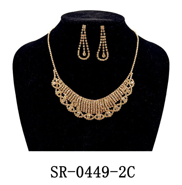 Fashion Jewelry Set #SR0449 - Multiple Colors (PC)