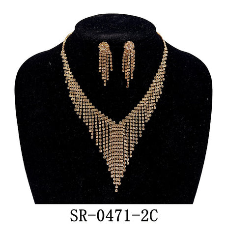 Fashion Jewelry Set #SR0471 - Multiple Colors (PC)