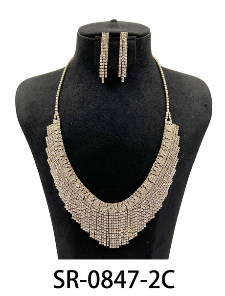 Fashion Jewelry Set #SR0847 - Multiple Colors (PC)