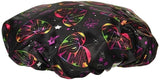 #1002 Karma's World Satin Bonnet / Black & Pink (6PC)