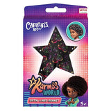 #1002 Karma's World Satin Bonnet / Black & Pink (6PC)