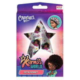 #1003 Karma's World Satin Bonnet / White & Pink (6PC)