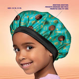 #1103 Karma's World Satin Bonnet / Teal (6PC)