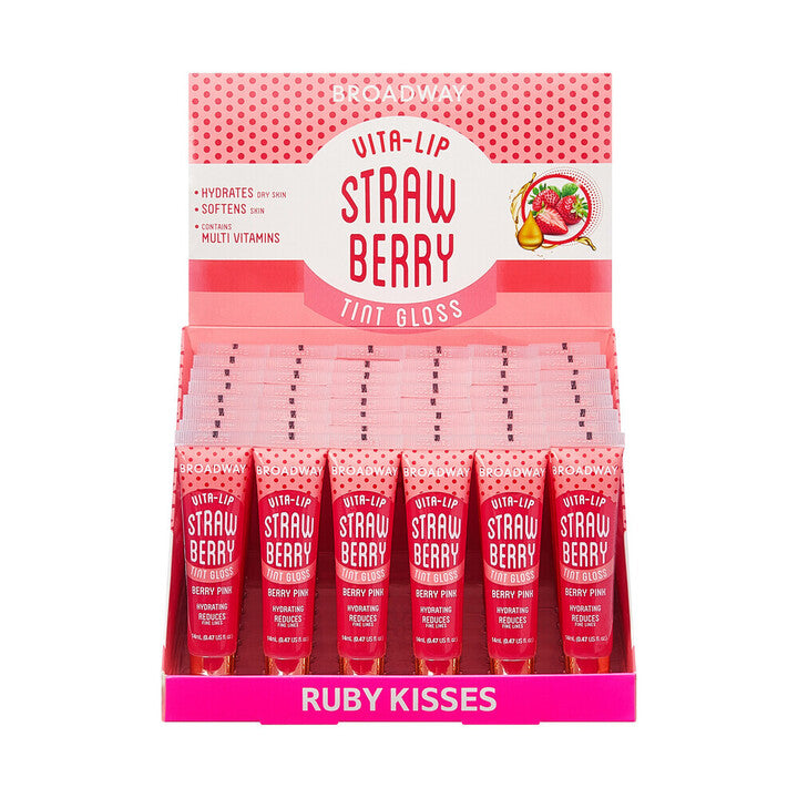 Broadway Vita-Lip Lipgloss Strawberry Tint Set #BCLG17D (48PC)
