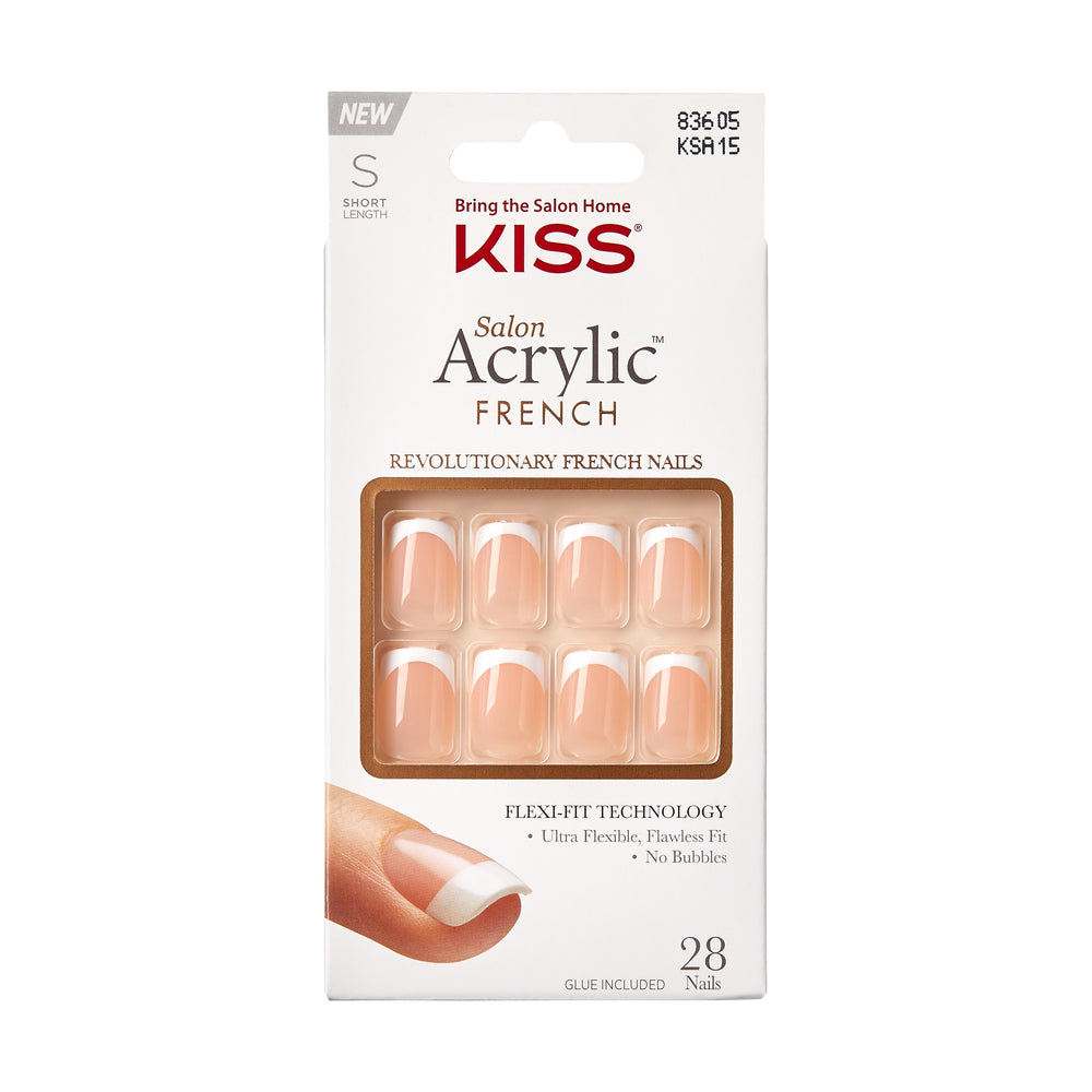 #KSA Kiss Salon Acrylic French Nails (PC)