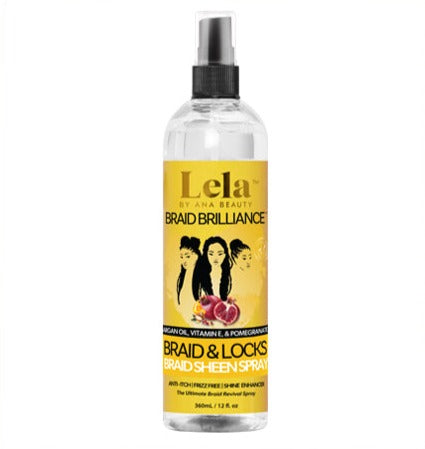 Lela by Ana Beauty Braid & Locks Sheen Spray 12oz (PC)