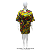 Lux Pattern Satin Short Robe #3801-3807 & 3841-3847 (PC)