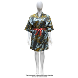 Lux Pattern Satin Short Robe #3801-3807 & 3841-3847 (PC)