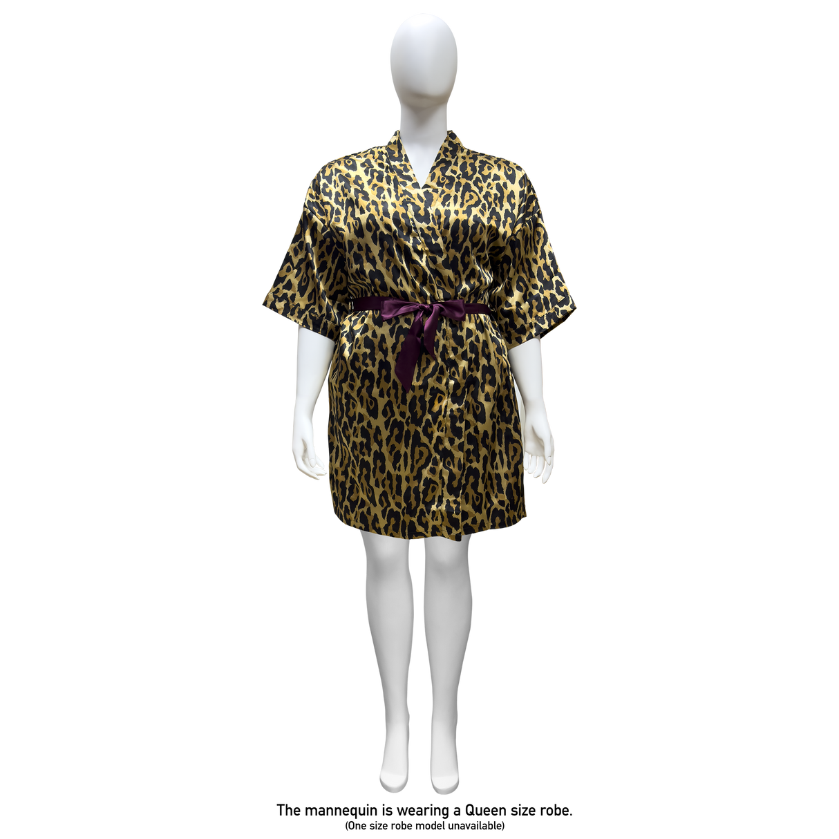 Lux Pattern Satin Short Robe #3801-3807 & 3841-3847 (PC)