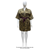 Lux Pattern Satin Short Robe #3801-3807 & 3841-3847 (PC)