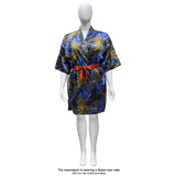 Lux Pattern Satin Short Robe #3801-3807 & 3841-3847 (PC)