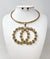 Fashion Necklace Set #JN10429GCL - Gold (PC)
