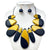 Fashion Wooden Necklace Set #JN10445 - Multiple Colors (PC)