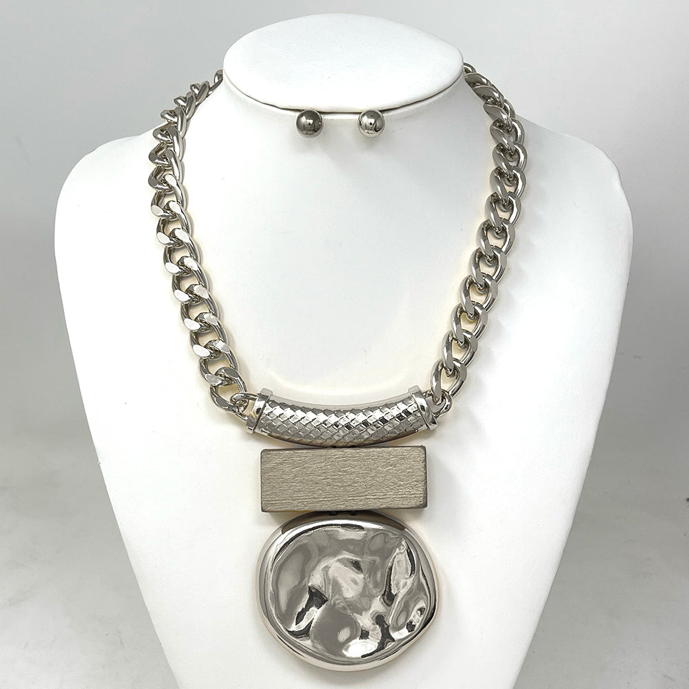 Fashion Necklace Set #JN10522 - Multiple Colors (PC)