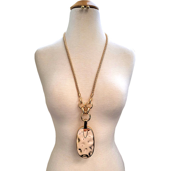 Fashion Necklace Set #JN10601G - Gold (PC)