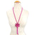 Fashion Flower Necklace Set #JN10676 - Multiple Colors (PC)