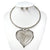 Fashion Heart Necklace Set #JN10746 - Multiple Colors (PC)