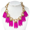Fashion Wooden Chain Necklace #JN10778 - Multiple Colors (PC)