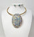 Fashion Necklace W/ Rhinestones Set #JN20046 - Multiple Colors (PC)