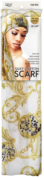 Qfitt Silky Chiffon Scarf #6101-6109 (PC)