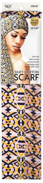 Qfitt Silky Chiffon Scarf #6101-6109 (PC)