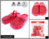 Fashion Rhinestone Clog Slippers #CS3001RD (PC)