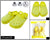 Fashion Rhinestone Clog Slippers #CS3001YE (PC)