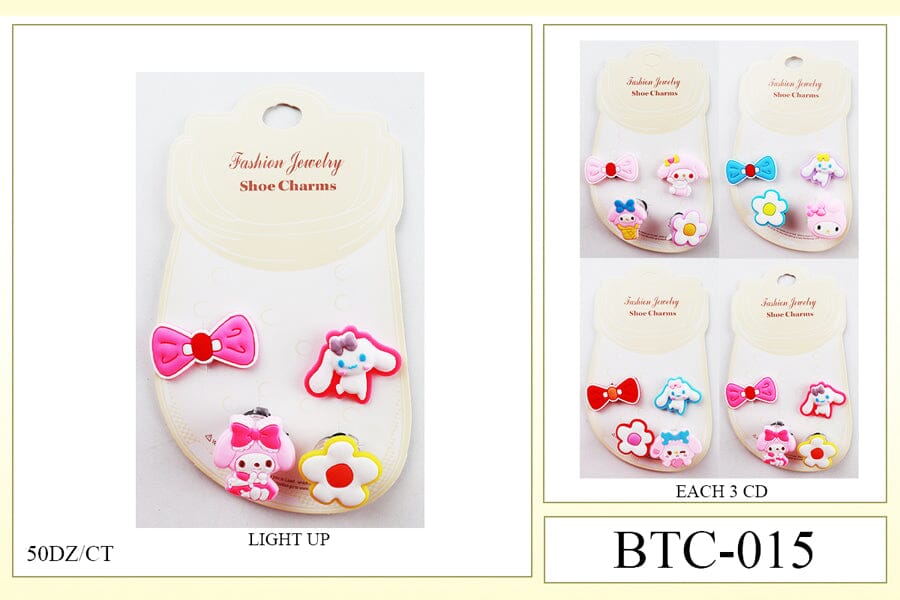 Light Up Shoe Charms #BTC-015 (12PC)