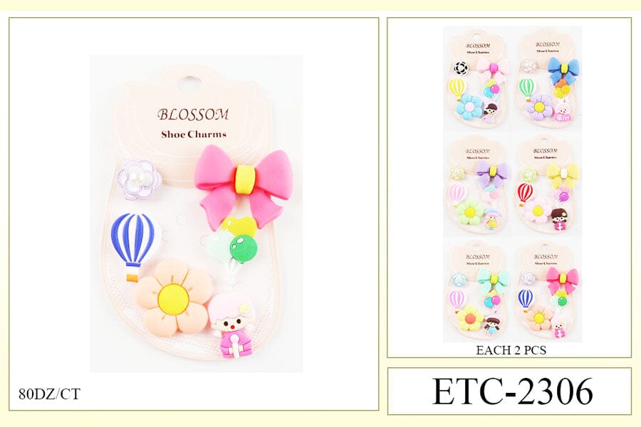 Shoe Charms #ETC-2306 (12PC)