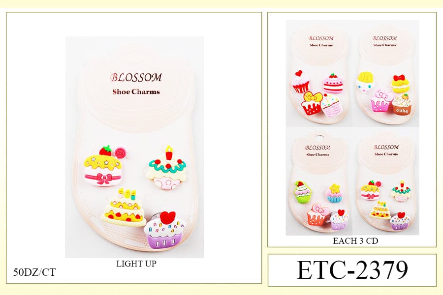 Light Up Shoe Charms #ETC-2379 (12PC)