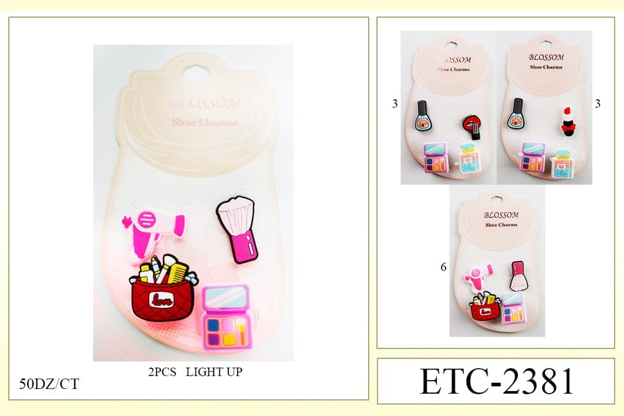 Light Up Shoe Charms #ETC-2381 (12PC)