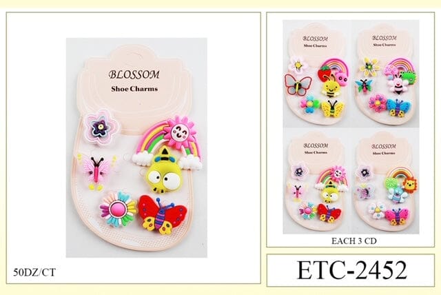 Shoe Charms #ETC-2452 (12PC)