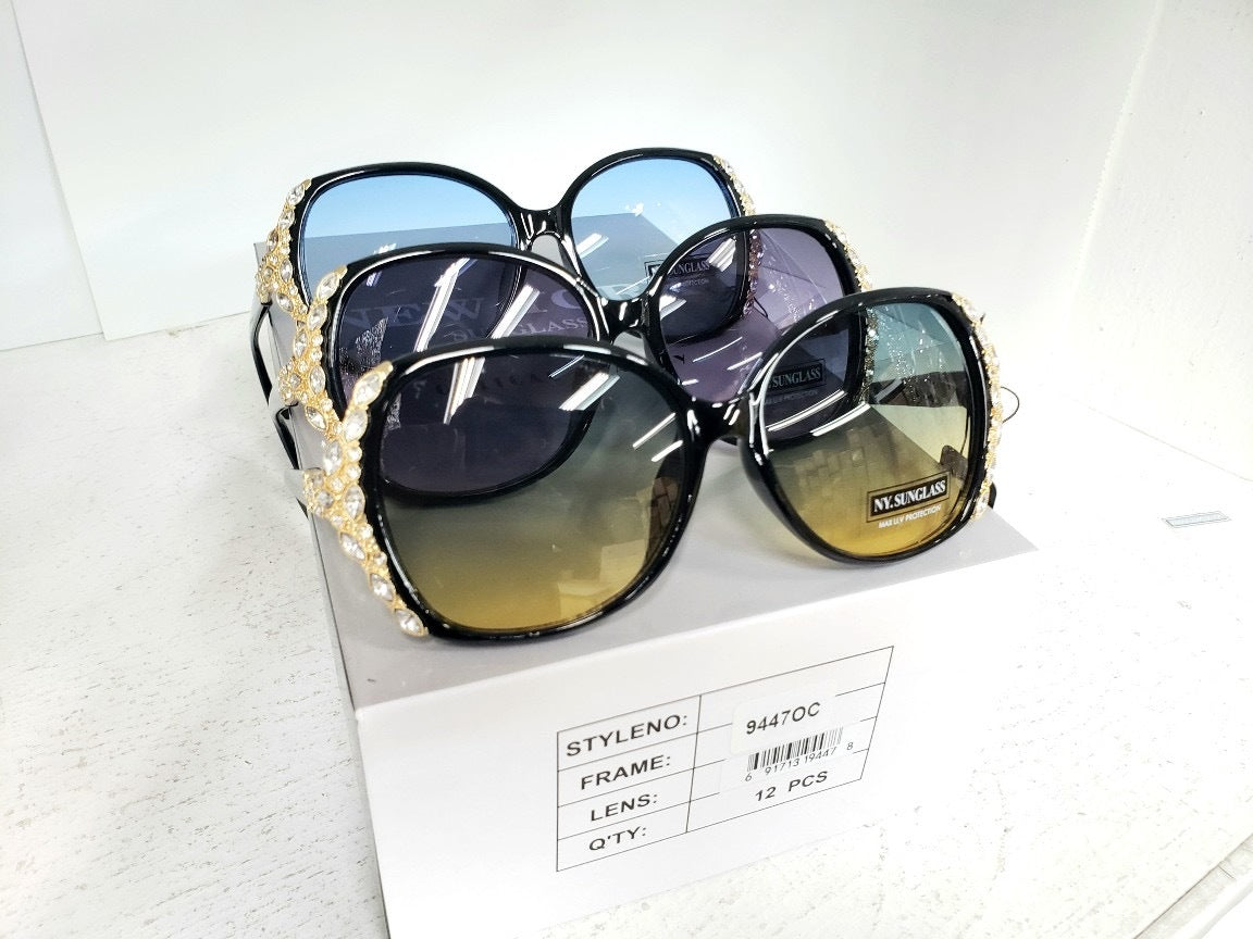 Wholesale Fashion Sunglasses #9447OC (12PC)