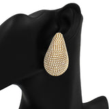 Premium Iced Tear Drop Earrings (1PC) #KE