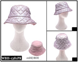 Fashion Fuzzy Reversible Bucket Hat #WBH1381 - Multiple Colors (PC)