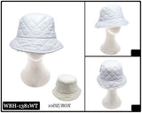 Fashion Fuzzy Reversible Bucket Hat #WBH1381 - Multiple Colors (PC)