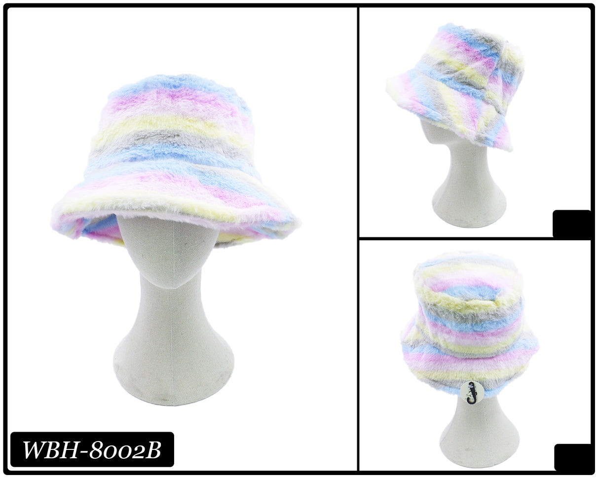 Fashion Fuzzy Bucket Hat #WBH8002B - Pastel (PC)