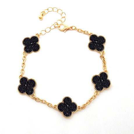 Fashion Design Clover Bracelets #YB2275 - Multiple Colors (PC)