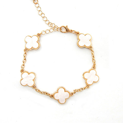 Fashion Design Clover Bracelets #YB2276 - Multiple Colors (PC)