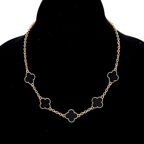 Fashion Clover Necklaces #YN3724 - Multiple Colors (PC)