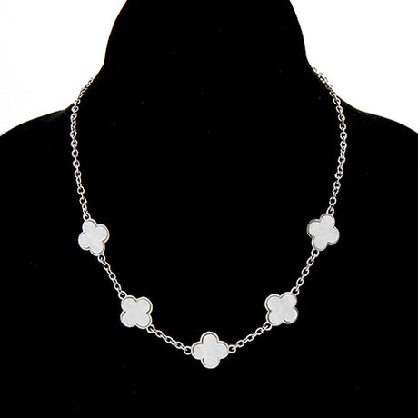 Fashion Clover Necklaces #YN3724 - Multiple Colors (PC)