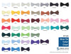 Men'S 2.5" Poly Satin Banded Bow Ties Bt1301 (Pc)