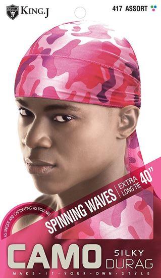 417 Silky Camo Du-rag / Assort (12PC) - YoungsGA.com