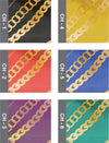 #7045 Lux Luxury Silk Pattern Bonnet - (Chain) M-L / Assort (6PC)