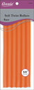 #1208 Annie Soft Twist Rollers 10" 6Pc Orange (6PC)