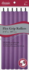#1285 Annie Flex Grip Rollers 3/4" Diameter 10" Long 6Pc Purple (6PC)